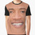 Graphic t-shirt featuring Dwayne Johnson, the famous wrestler and entertainment champion.