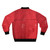 Ominous red handprint design on a black bomber jacket - Back