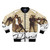 90s Retro Flans Bomber Jacket for Girls