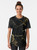 Stylish gold marble graphic t-shirt - Women