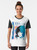 Vaporwave aesthetic "A Million Miles Away" graphic design t-shirt - Women