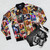 Dannii Minogue wearing a trendy bomber jacket - Flat lay