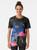 Britten motorcycle race graphic t-shirt featuring a vintage illustration of the Britten V1000 race bike - Women