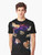 Space-themed graphic t-shirt featuring dancing corgis in a trippy, doge-inspired design - Men