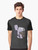 Smiling Friends characters Gleb, Bliblie, Pim, Grim, and Glep on a graphic t-shirt design - Men