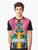 Jinzo from the Yu-Gi-Oh! anime series featured on a black graphic t-shirt - Men