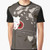 Artistic graphic t-shirt featuring an Asian girl and fantasy stylized animals in a dream-like setting.