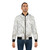 Stylish bomber jacket featuring a tree of life design with birds and dinosaurs, representing the evolution of life on Earth. - Lifestyle