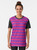 Pink and purple striped graphic t-shirt for girls - Women