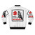 Vintage Suzuki Motocross Bomber Jacket with Retro Logo and Design - Back