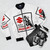 Vintage Suzuki Motocross Bomber Jacket with Retro Logo and Design - Flat lay