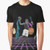 Retro basketball graphic t-shirt featuring a design with the Greek god Zeus and space elements