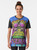 Retro graphic t-shirt featuring a pinball wizard design from the 1970s - Women