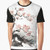 A beautiful graphic t-shirt featuring a delicate cherry blossom design in Japanese ink style.