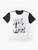 A-Ha classic 80s music video "Take On Me" super graphic t-shirt - Flat lay
