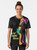"You're Breathtaking" Keanu Reeves Cyber Punk Graphic T-Shirt with Vivid Rainbow Colors - Women