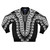 Wakanda inspired black dashiki-patterned bomber jacket
