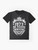 A graphic t-shirt design celebrating a 50th birthday in 1973, with the text "Made In 1973 50 Years Of Being Awesome". - Flat lay