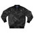Bomber jacket featuring a Fibonacci spiral and golden ratio design