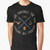 Dune-inspired graphic t-shirt with text "Who controls the spice controls the universe"