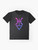 Eldar Harlequin Rune Graphic T-Shirt featuring the symbol of the Laughing God - Flat lay