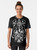 Kingdom Hearts graphic t-shirt in black featuring video game imagery - Women