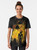 Fallout Wasteland Art Graphic T-Shirt featuring Dogmeat and post-apocalyptic elements - Women