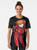 Asuka Langley Soryu, the fiery and passionate character from the Neon Genesis Evangelion anime, featured on a stylish graphic t-shirt. - Women