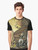 The Dragon Lord graphic t-shirt featuring a classic fantasy warrior wielding a sword and shield with dragons in the background. - Men