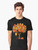 Graphic T-shirt featuring a playful cat climbing a stylized tree design. - Men