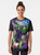 Retro Transformers Devastator graphic t-shirt design featuring Optimus Prime, Megatron, and other classic characters - Women