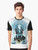 Graphic t-shirt with a magical book of fellowship design for book lovers - Men