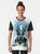 Graphic t-shirt with a magical book of fellowship design for book lovers - Women