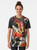 Colorful graphic t-shirt featuring musical instruments for a music jam session - Women