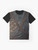 Stormcloak cuirass graphic design on a t-shirt for fans of Skyrim and The Elder Scrolls video game series. - Flat lay