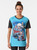 Vintage Thunderbirds cartoon drawing graphic design on a t-shirt - Women