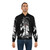 Satanic occult bomber jacket featuring Baphomet imagery - Lifestyle