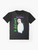 "It Did Not Go Well" paranormal-themed graphic t-shirt with creepy and unsettling design - Flat lay