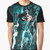 Raziel from the Soul Reaver video game series featured on a graphic t-shirt with fantasy and vampire design elements.