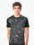 Glittering galaxy graphic design t-shirt featuring stars, nebulae, and cosmic elements - Men
