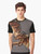 A stylized graphic t-shirt featuring the mighty Rathalos, the "King of the Skies" from the Monster Hunter video game series. - Men