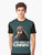 "I Just Felt Like Running" Forrest Gump inspired graphic t-shirt with a man running in a cap and beard. - Men