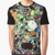 Peridotite thin section graphic on a t-shirt, showcasing the beauty of geological formations