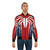 Spider Man Inspired Bomber Jacket with Web Design - Lifestyle