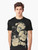 Three wise monkeys graphic t-shirt with speak no evil, hear no evil, see no evil design - Men
