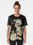 Three wise monkeys graphic t-shirt with speak no evil, hear no evil, see no evil design - Women
