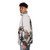 Tactics Ogre Let Us Cling Together inspired puffer jacket with video game graphics - men side left