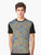 Dragon Con Marriott Carpet Graphic T-Shirt with a colorful pattern of red, blue, yellow, and diamond shapes - Men
