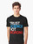 Patriotic "Trust Science Not Morons" graphic t-shirt in red, white, and blue colors. - Men