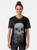 Skull astronaut floating in a space galaxy, a spooky and haunting sci-fi design - Women